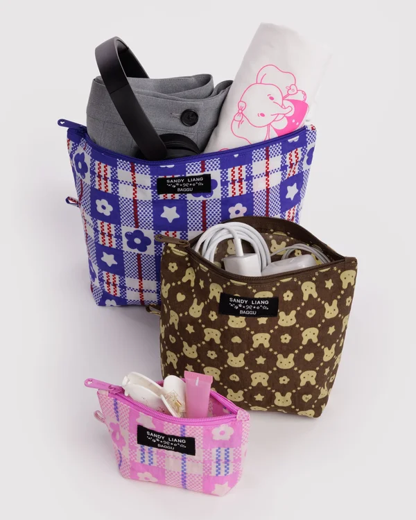 Go Pouch Set - Sandy Liang - Material: heavyweight-nylon