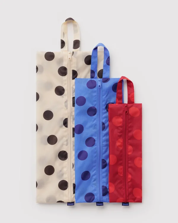 3D Zip Set - Polka Dot Mix - Size: OS