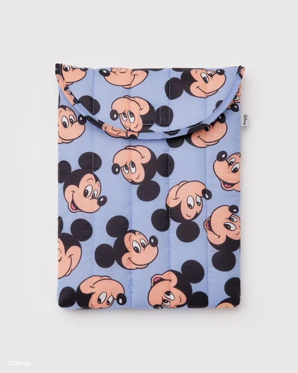 Puffy Laptop Sleeve 13"/14" - Mickey Mouse - Material: ripstop-nylon