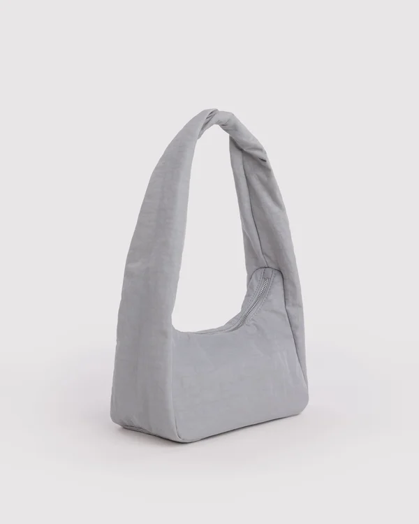 Small Nylon Meringue Bag - Fog - Material: heavyweight-nylon