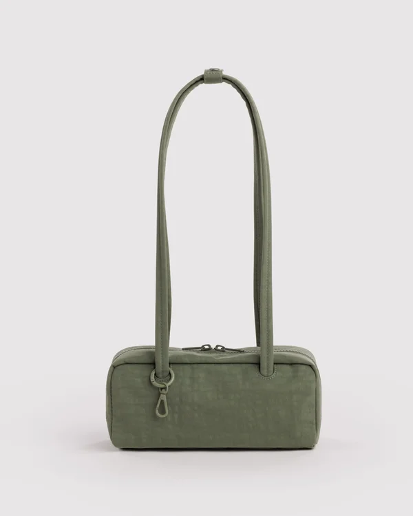 Small Nylon Bowler Bag - Caper - Material: heavyweight-nylon