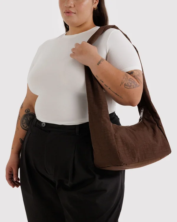 Nylon Meringue Bag - Coffee - Size: OS