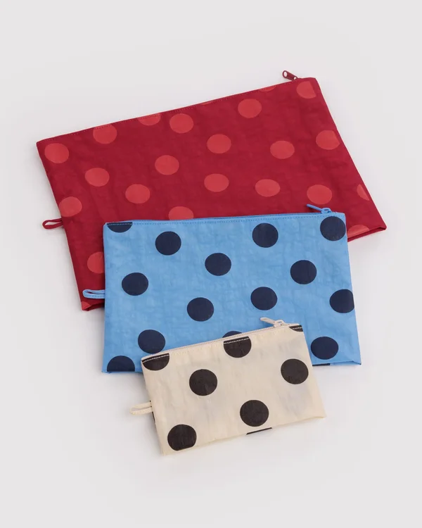 Go Pouch Set - Polka Dot Mix - Size: OS
