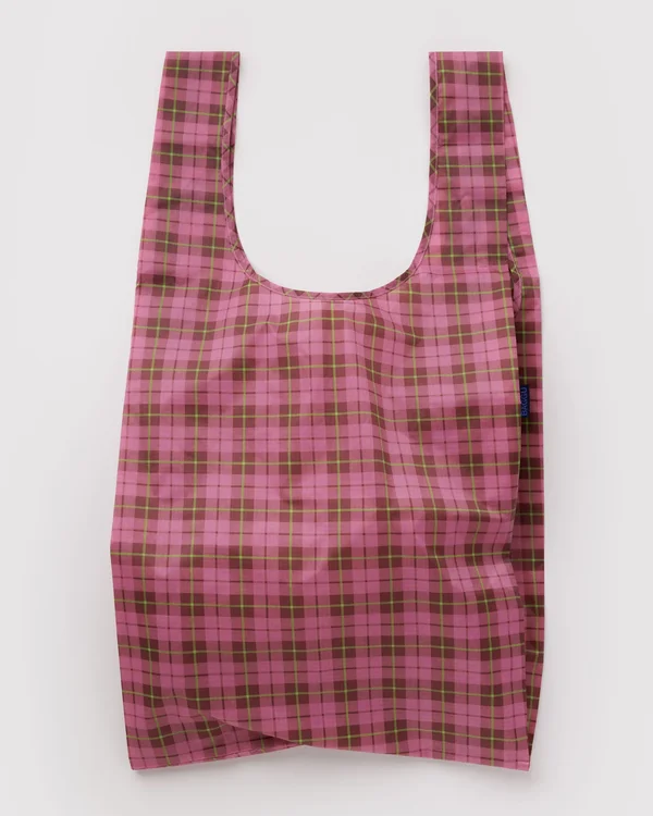 Big Baggu - Azalea Pink Tartan - Size: OS