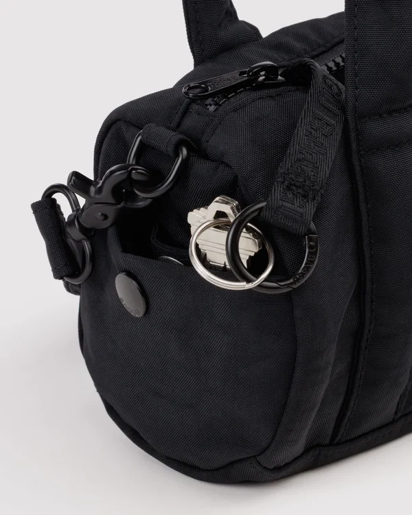 Small Nylon Duffle Bag - Black