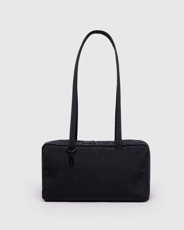Nylon Bowler Bag - Black