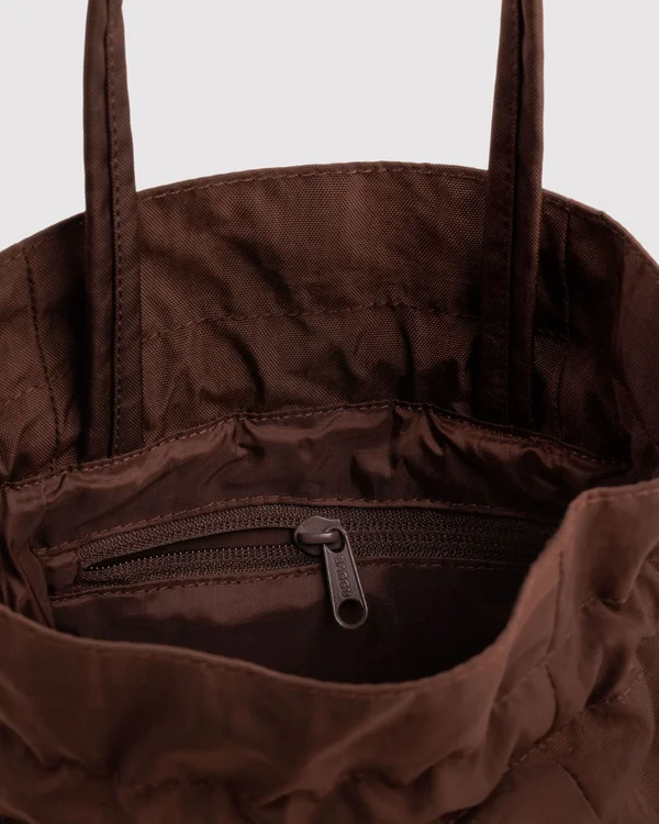 Nylon Drawstring Bag - Coffee - Material: heavyweight-nylon