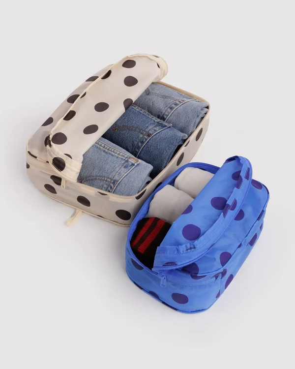Packing Cube Set - Polka Dot Mix - Size: OS