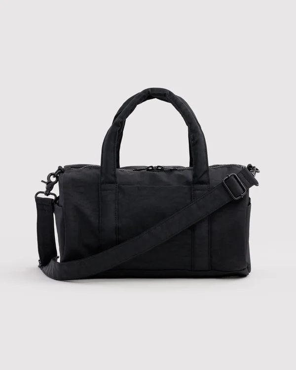 Nylon Duffle Bag - Black - Material: heavyweight-nylon