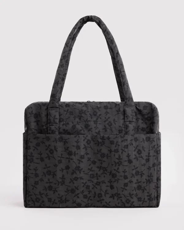 Cloud Carry-On - Charcoal Ditsy Floral