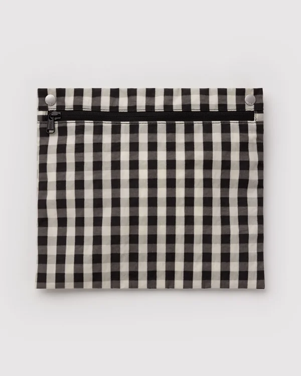 Cloud Carry-On - Black And Cream Gingham - Size: OS