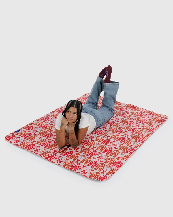 Puffy Picnic Blanket - Cowgirl - Material: ripstop-nylon