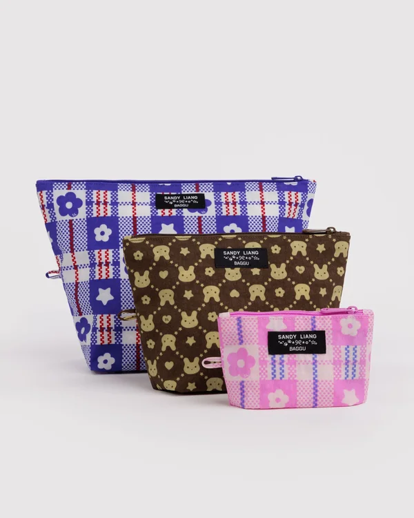 Go Pouch Set - Sandy Liang - Material: heavyweight-nylon