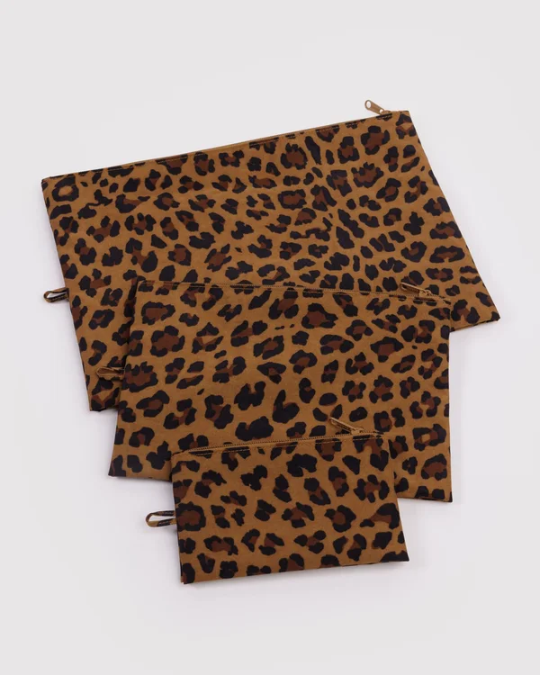 Go Pouch Set - Leopard - Size: OS